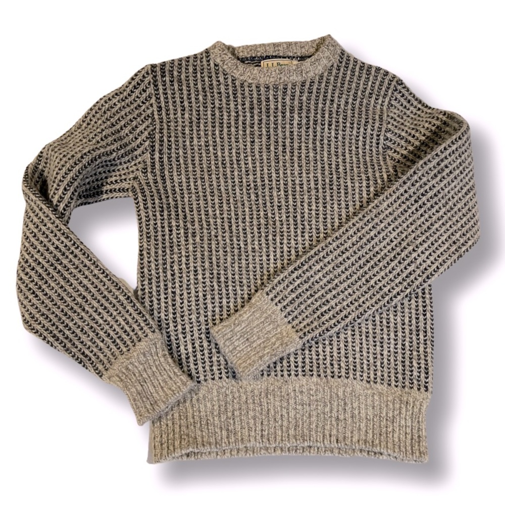 Vintage LL Bean Fisherman Sweater